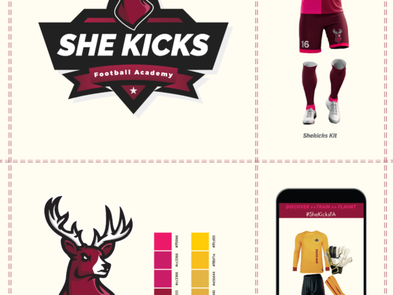 She Kicks Brand Identity